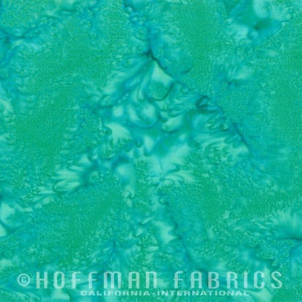 Hoffman Fabrics Watercolors Aruba Blue Green Batik Fat Quarter 1895-371-Aruba