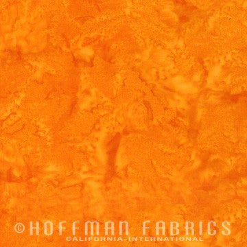 Hoffman Fabrics Watercolors Squash Yellow Batik Fabric 1895-460-Squash