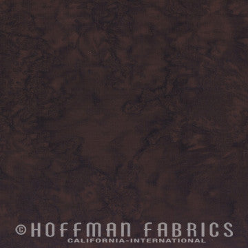 Hoffman Fabrics Watercolors Cappuccino Brown Batik Fabric 1895-610-Cappuccino