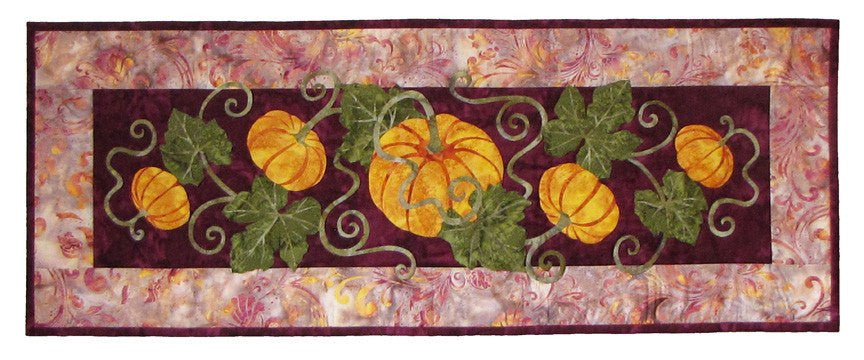 Wildfire Designs Alaska Pumpkin Patch Too Table Runner Applique Quilt Pattern