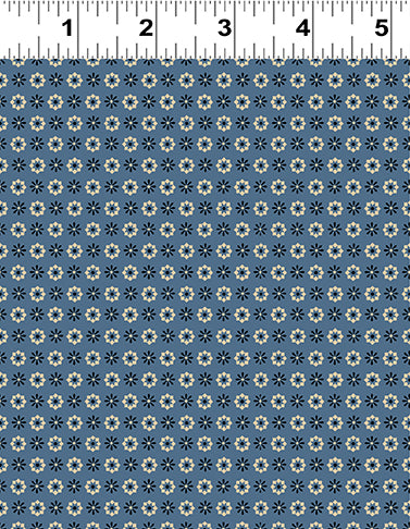 Clothworks A Dogs Life Bandana Dark Denim Cotton Fabric Y3366-89
