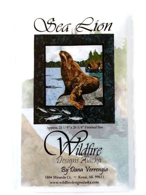 Wildfire Designs Alaska Sea Lion Applique Quilt Pattern 
