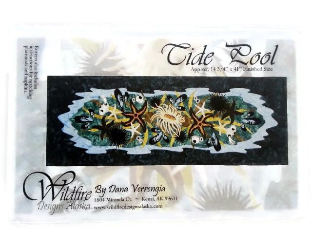 Wildfire Designs Alaska Tide Pool Table Runner Applique Quilt Pattern