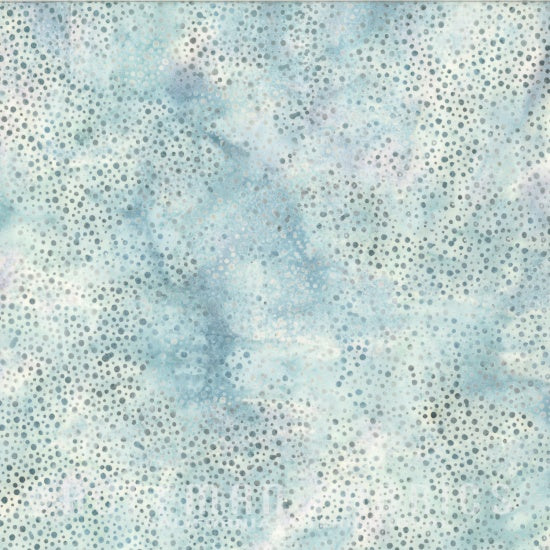 Hoffman Fabrics Dot Frost Batik Fabric 885-113-Frost