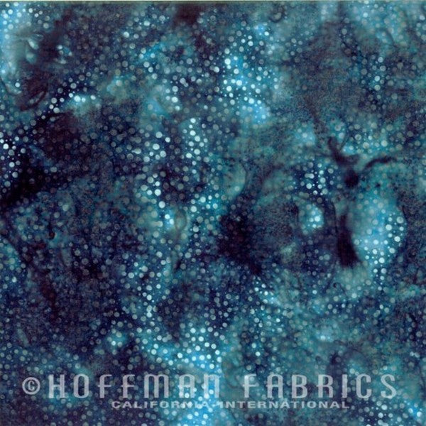 Hoffman Fabrics Dot Skipper Blue Batik Fabric 885-338-Skipper