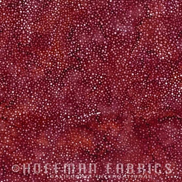 Hoffman Fabrics Dot Burgundy Red Batik Fat Quarter 885-38-Burgundy