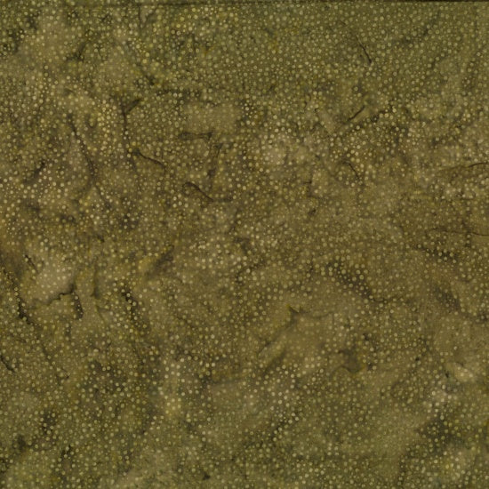 Hoffman Fabrics Dot Khaki Green Batik Fabric 885-49-Khaki