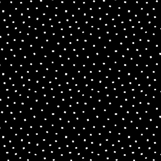 Andover Fabrics Tuxedo Confetti Black and White Cotton Fabric A-9627-K