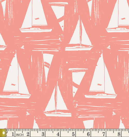 Art Gallery Fabrics Coastline Sailcloth Sunset Cotton Fabric CTL-59902