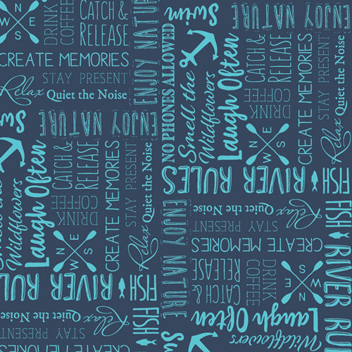 Art Gallery Fabrics Catch & Release River Rules Cotton Fabric CTR-24910