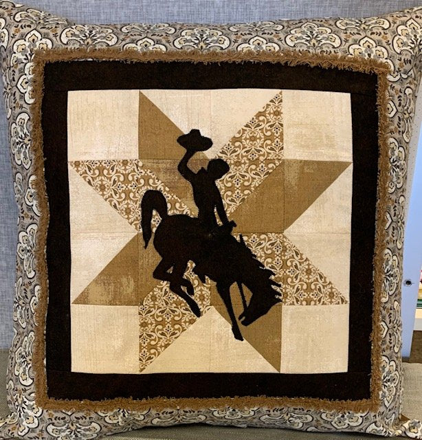 Cowboy Up Pillow Example