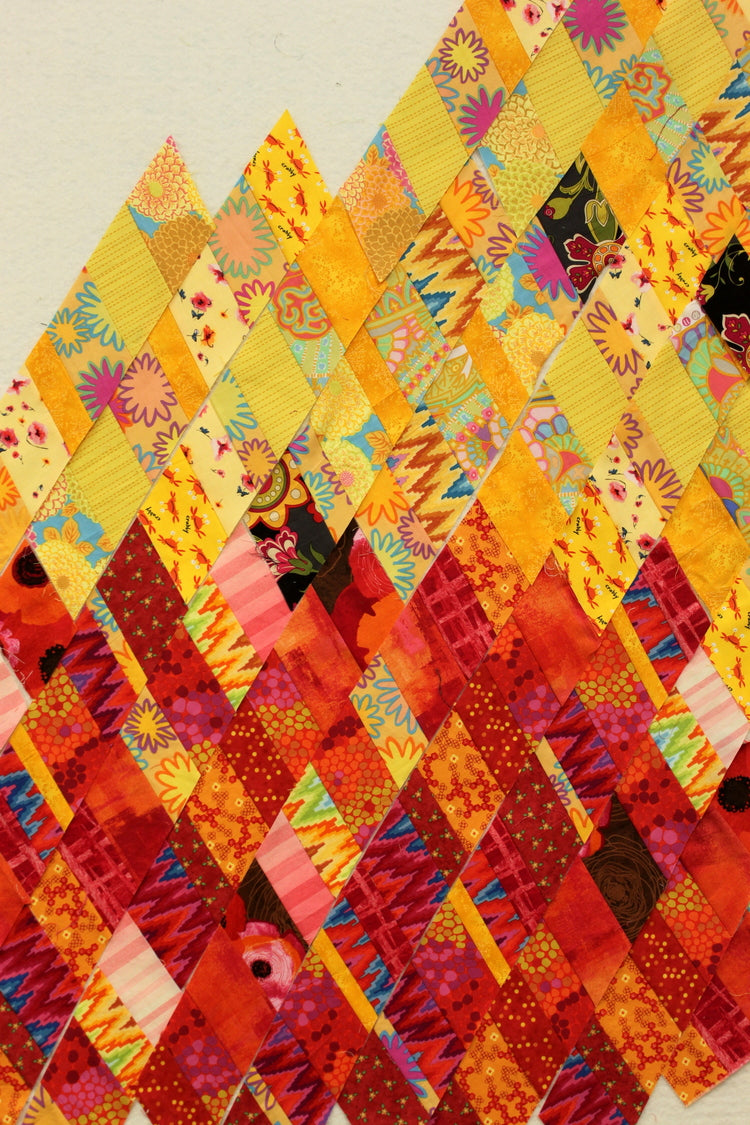 PlumEasy Dancing Diamonds Gem Bag Open Top Tote Handbag Pattern Assembly 2