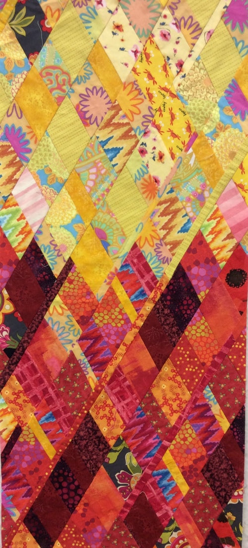 PlumEasy Dancing Diamonds Gem Bag Open Top Tote Handbag Pattern Assembly 3