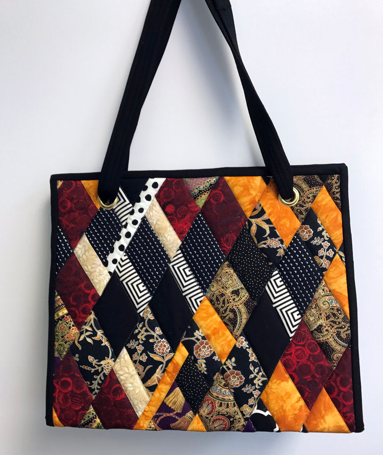 PlumEasy Dancing Diamonds Gem Bag Open Top Tote Alternate Colorway