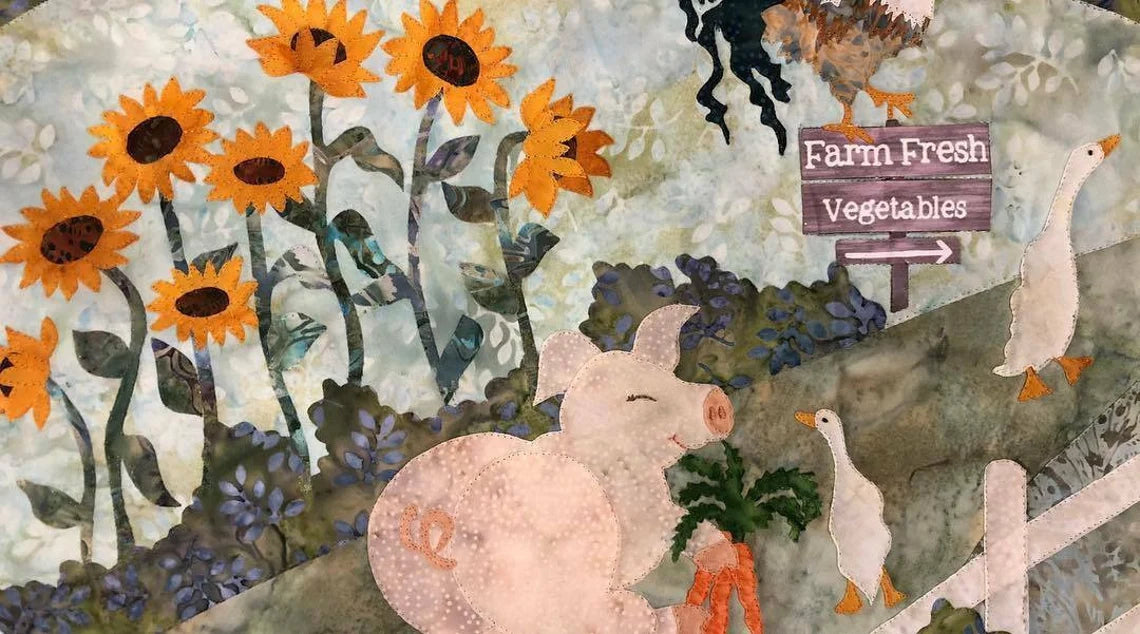 Pine Needles The Gentle Barn Pig Detail