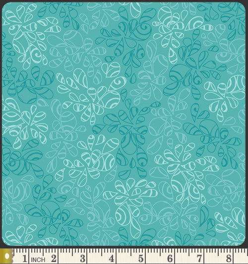 Art Gallery Fabrics Nature Elements Ocean Breeze Blender Fabric NE-100-Ocean-Breeze Scale