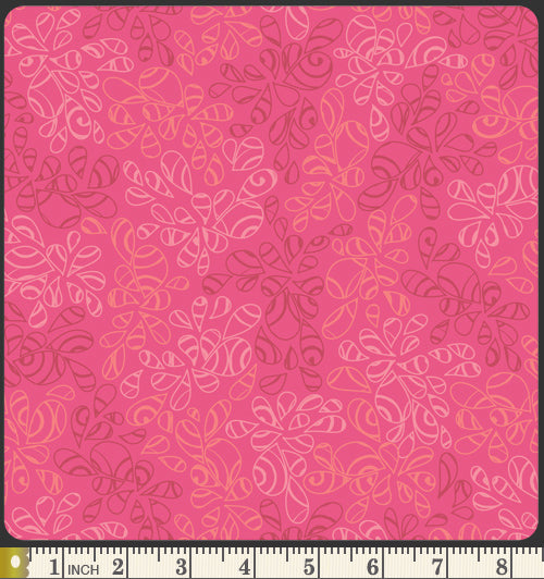 Art Gallery Fabrics Nature Elements Hot Pink Blender Fabric NE-111-Hot-Pink Scale
