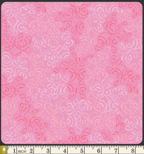 Art Gallery Fabrics Nature Elements Candy Pink Blender Fabric NE-114-Candy-Pink Scale