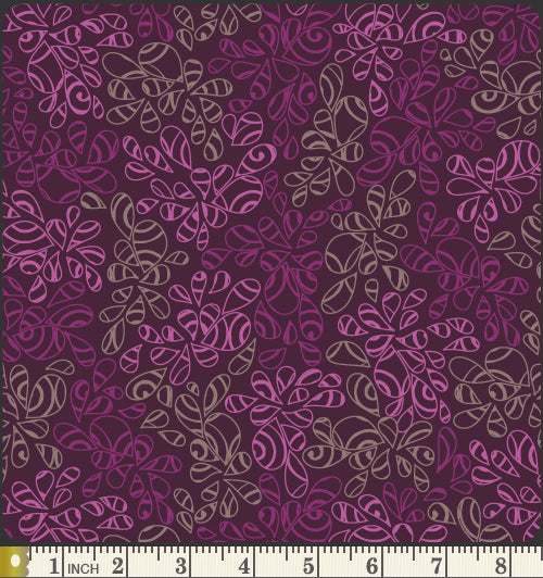 Art Gallery Fabrics Nature Elements Ripe Plum Blender Fabric NE-121-Ripe-Plum Scale