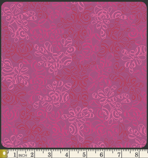 Art Gallery Fabrics Nature Elements Cyclamen Blender Fabric NE-127-Cyclamen Scale