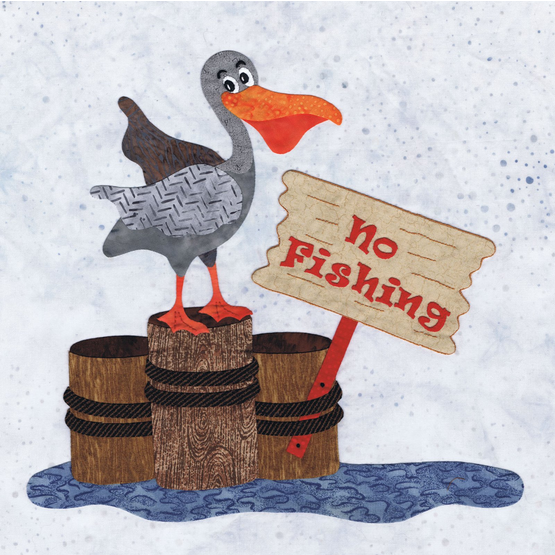 P3-2401 Pelican No Fishing Block 1