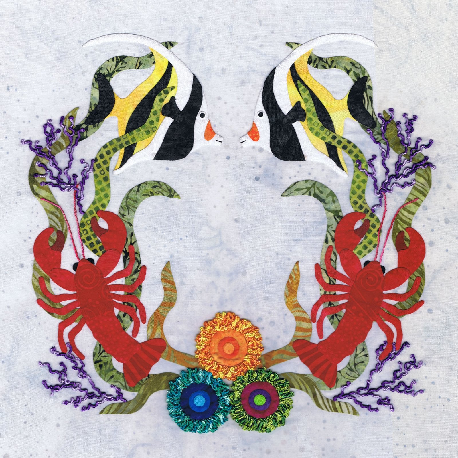 P3-2403 Lobster Wreath Block 3