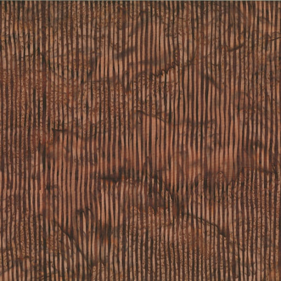 Hoffman Fabrics Chocolate Brown Stripe Batik Fabric R228-108-Chocolate