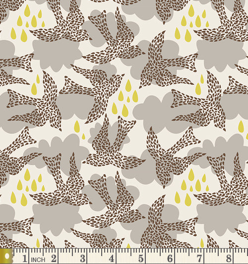 Art Gallery Fabrics Sweet as Honey Fly by Night Cotton Fabric SAH-2607