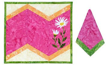 Wildfire Designs Alaska Daisies Table Runner Applique Quilt Pattern