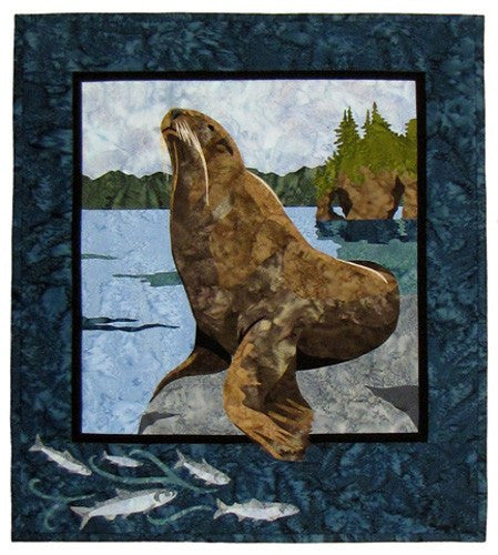 Wildfire Designs Alaska Sea Lion Applique Quilt Pattern 