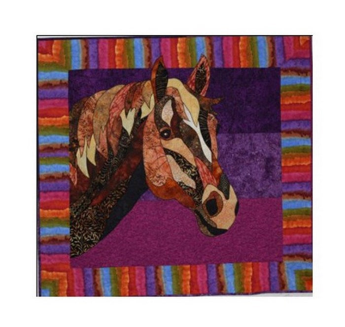 BJ Designs & Patterns Dakota Horse Applique Quilt Pattern