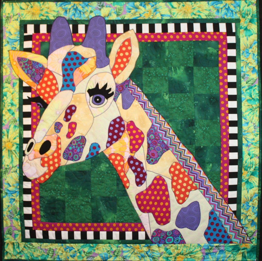 BJ Designs & Patterns Ginger Giraffe Applique Quilt Pattern