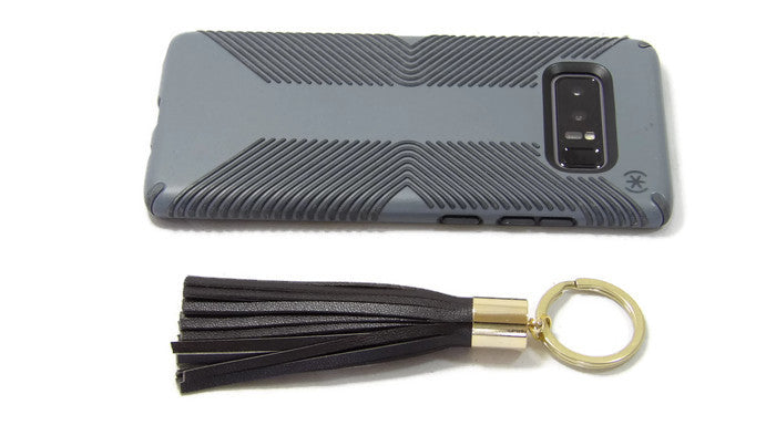 Leather Tassel Keychain Scale