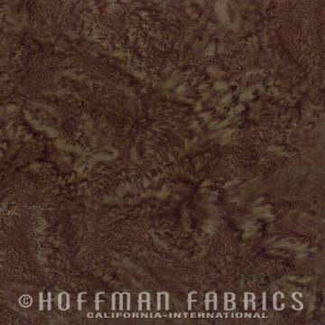 Hoffman Fabrics Watercolors Brown Sugar Batik Fabric 1895-514-Brown-Sugar