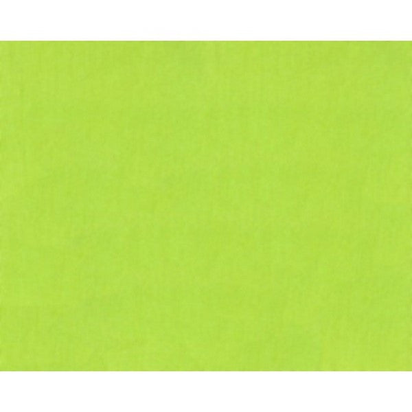 Clothworks Solid Lime Green Organic Cotton Fabric Y0890-18