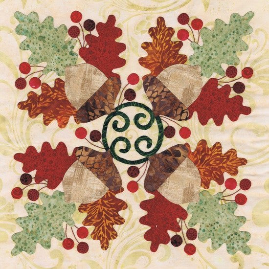 P3-1800 Block 8 Acorn Wreath