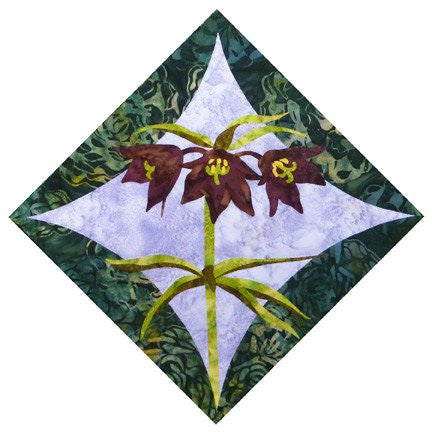 Wildfire Designs Alaska Northern Flora Applique Quilt Pattern 