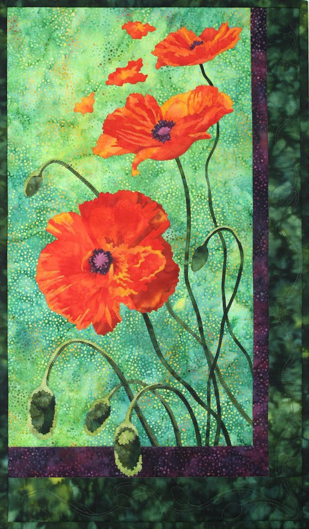 Toni Whitney Design Poppies Applique Quilt Pattern