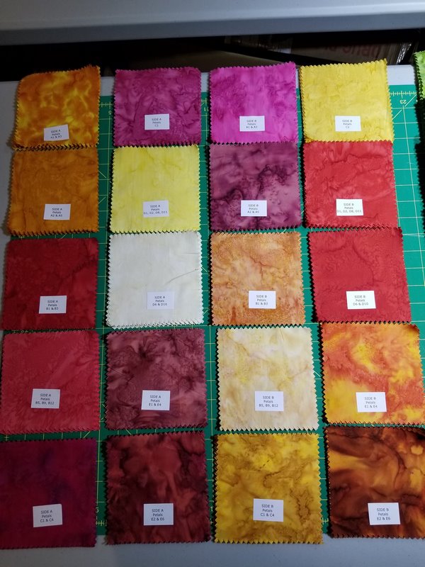 Wildfire Designs Alaska Multi-Colored Poppies Table Runner Applique Quilt Kit Flower Petal Fabrics