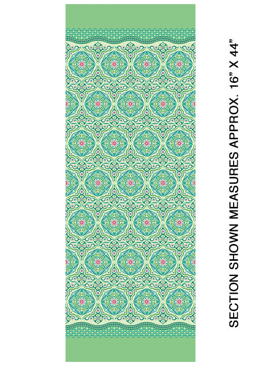 Modern Quilt Studio Dreamy Magic Carpet Green Cotton Fabric 6996-40