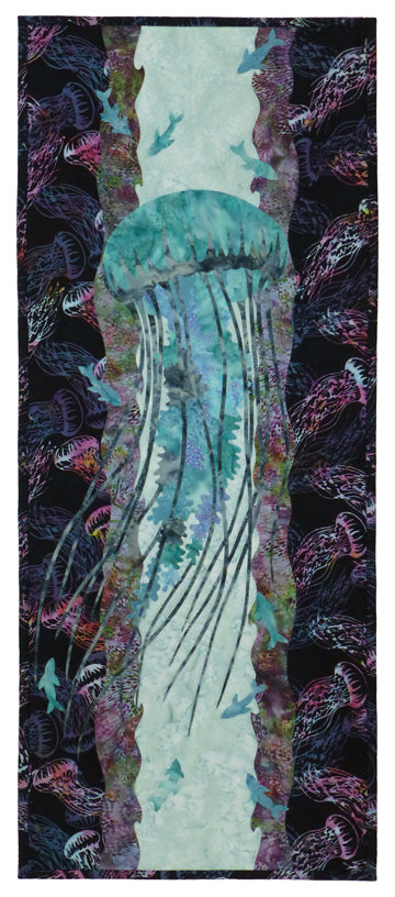 Wildfire Designs Alaska From the Depths Jellyfish Bloom Applique Quilt Pattern