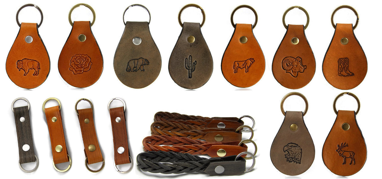 New Leather Keychains by Beaverhead Treasures
