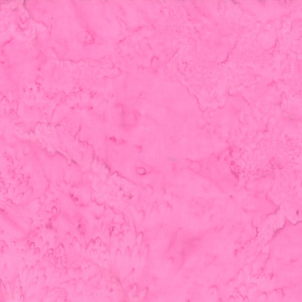 Hoffman Fabrics Watercolors Hibiscus Pink Batik Fabric 1895-519-Hibiscus