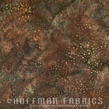 Hoffman Fabrics Dot Topaz Batik Fabric 885-238-Topaz