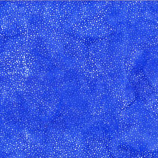 Hoffman Fabrics Dot Blue Batik Fabric 885-7-Blue
