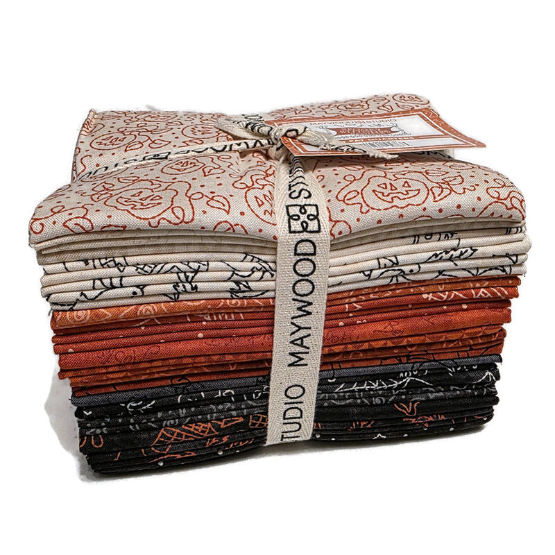 Maywood Studios Spooky Stitches Halloween Fat Quarters 21 FQs FQ-MASSPST