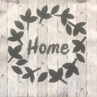 Sugar Tree Quilts Farmhouse Threads Home Word Wreath Block