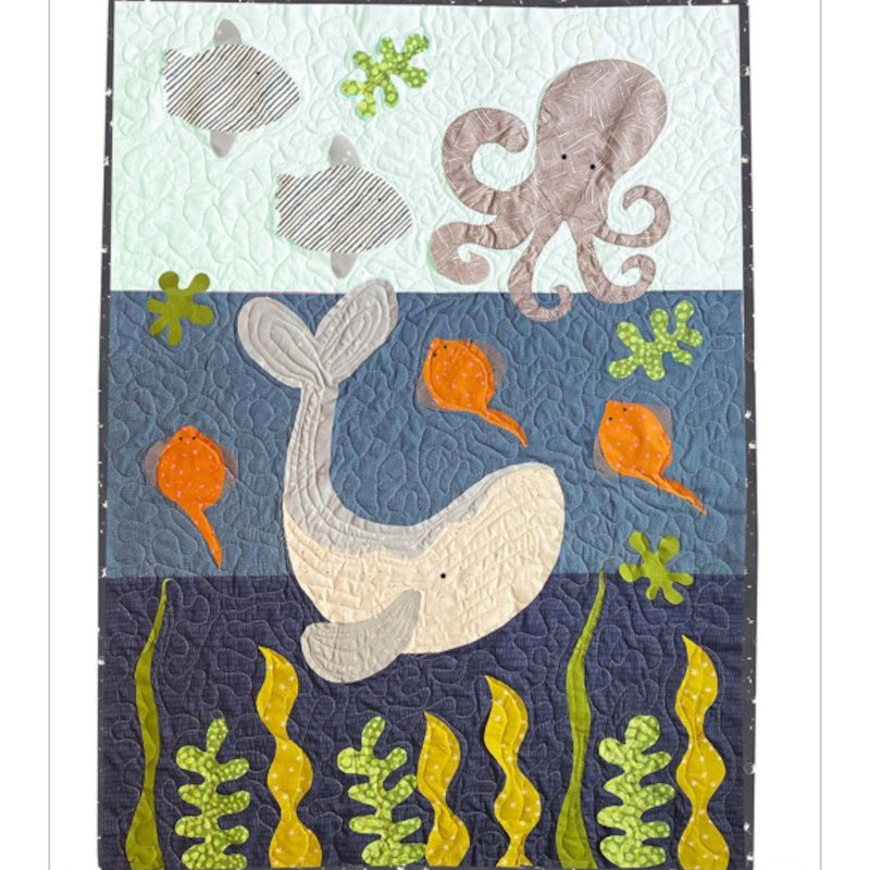 Jennifer Heynen Little Oceanographer Applique Quilt Example