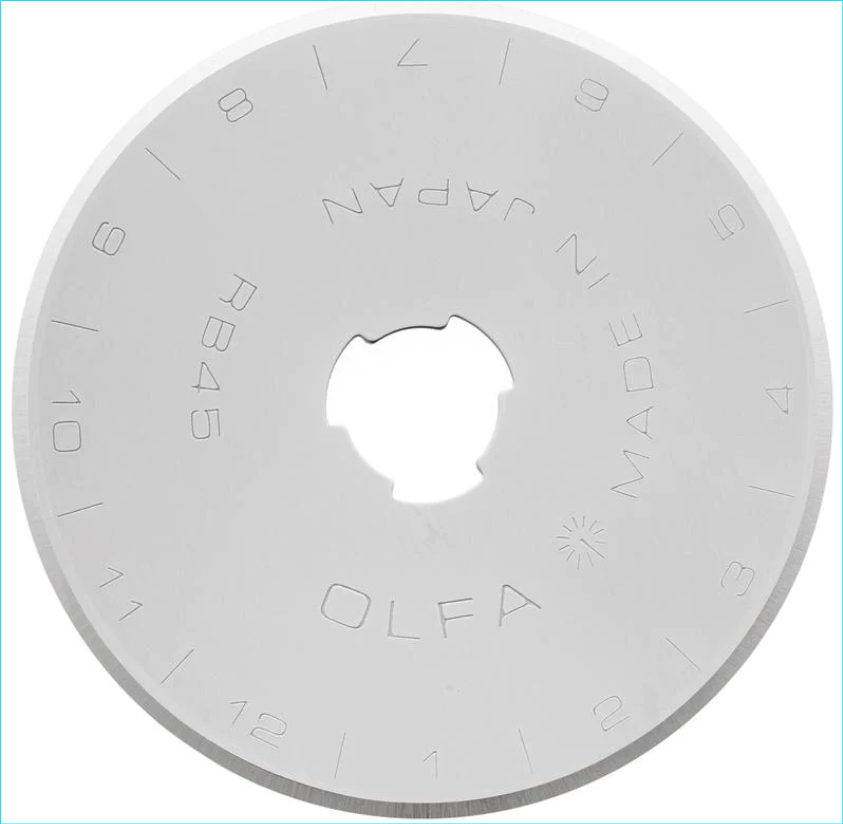 Olfa 45mm Rotary Blade Replacement Two Pack RB45-2 Blade