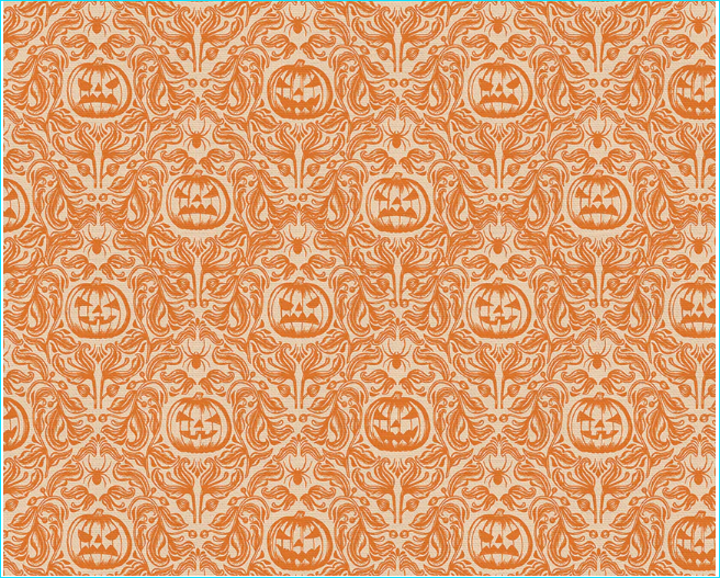 Paintbrush Studio Fabrics Mystical Halloween Pumpkin Cotton Fabric 120-21800